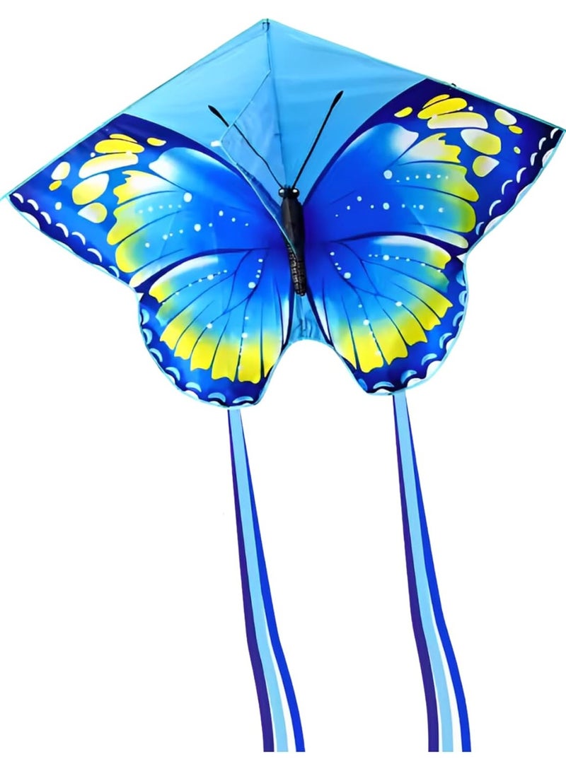 Maanys Butterfly Kite for Kids, 160x85cm Large Flying Toy, Beach Toys for Boys & Girls, Single Line Easy-to-Fly Kite with Handle, Outdoor Fun for All Ages - Image 1