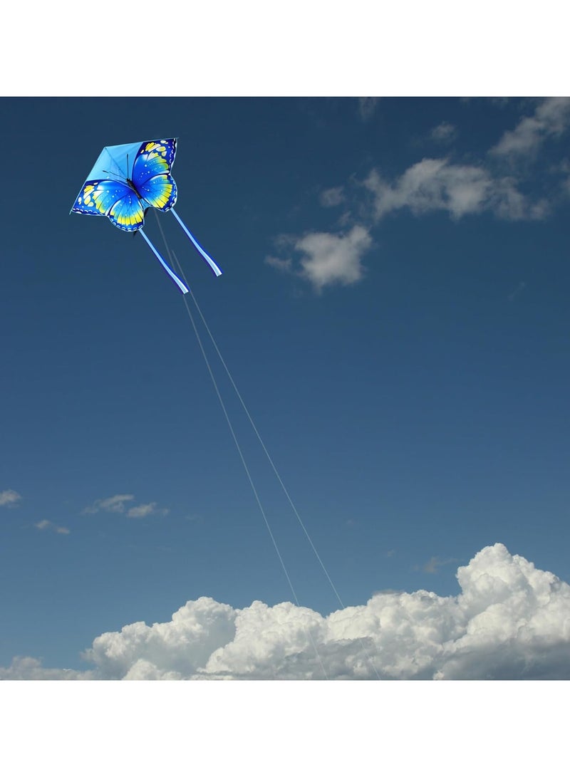Maanys Butterfly Kite for Kids, 160x85cm Large Flying Toy, Beach Toys for Boys & Girls, Single Line Easy-to-Fly Kite with Handle, Outdoor Fun for All Ages - Image 5