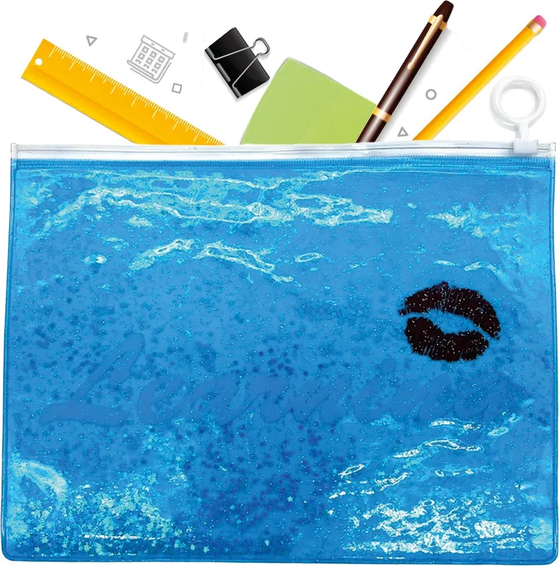 Kağıt Gemi Dükkan Blue Glitter File