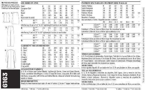 New Look Sewing Pattern 6163 Misses Separates, Size A (8-10-12-14-16-18) - Image 4