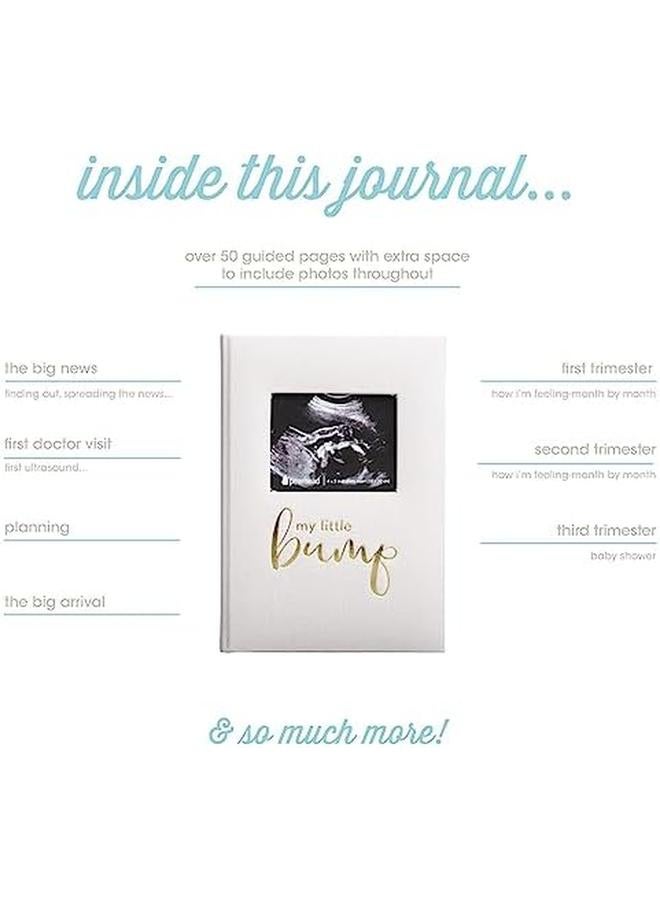 pearhead Pregnancy Journal Guided Pregnancy Keepsake Prompted Journal Gender Neutral Baby Accessory For New And Expecting Moms Mother’S Day Accessory Ivory - Image 2
