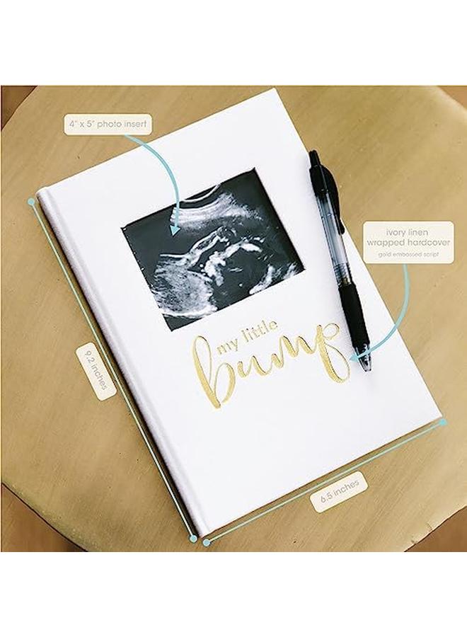 pearhead Pregnancy Journal Guided Pregnancy Keepsake Prompted Journal Gender Neutral Baby Accessory For New And Expecting Moms Mother’S Day Accessory Ivory - Image 3