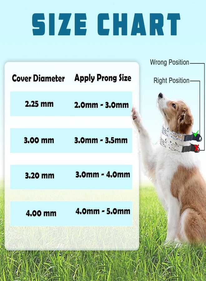 WOSKAR Prong Collar Covers (60 Tips per Pack), Vinyl Comfort Prong Tips for 2.25mm-4.0mm Dog Pinch Collar (2.25mm-3.0mm) - Image 5