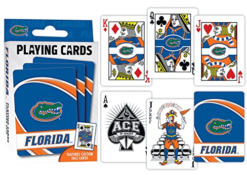 Masterpieces NCAA Florida Gators, Playing Cards - Premium Quality, Educational, and Fun Activity for Kids and Families - Great Gift Idea for Holidays, Birthdays, and Everyday Playtime - Image 3