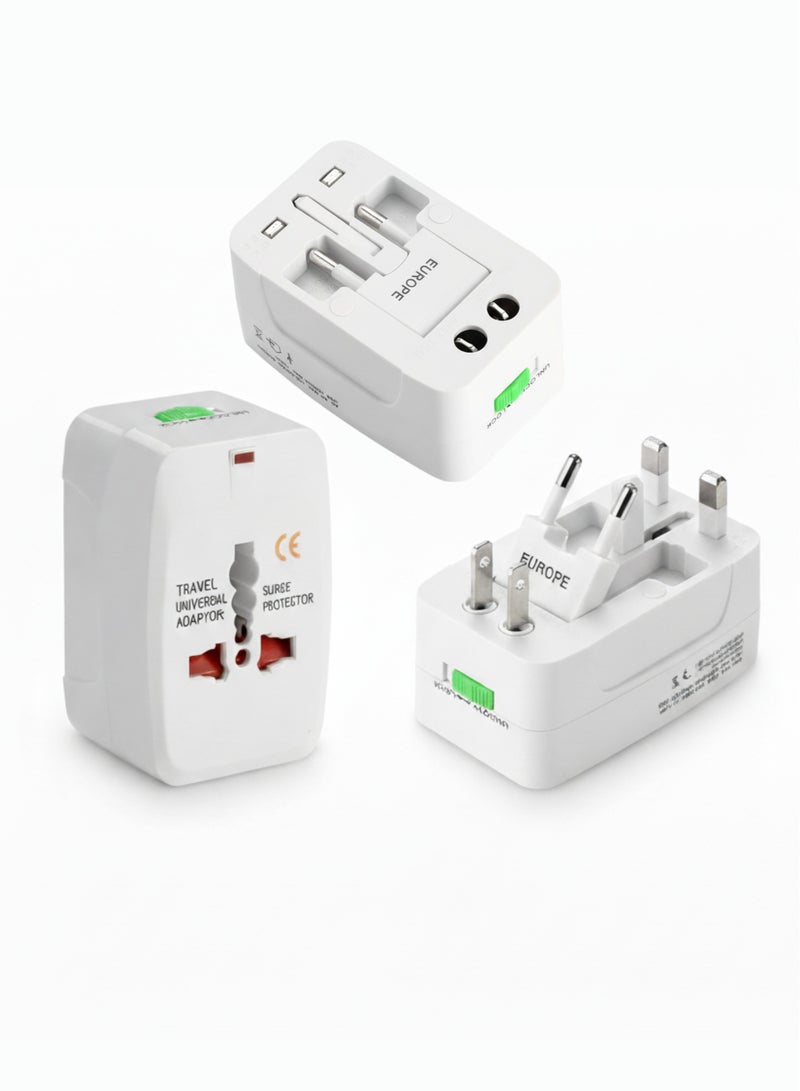 vexa pro Universal Travel Adapter Plug – All-in-One Worldwide International Charger (Without USB) | Compatible with UK, EU, USA & AUS Sockets | Compact, Safe & Portable for Travel, Office & Home Use - Image 1