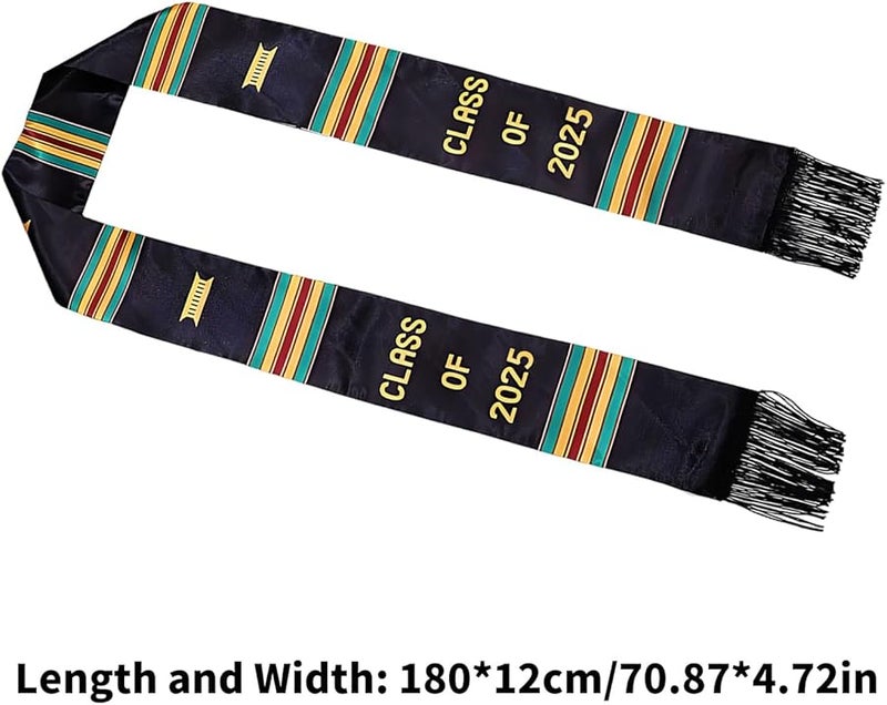 Class Of 2025 Graduation Sash Elegant Embroidered Unisex Belt For Achievements - Image 4