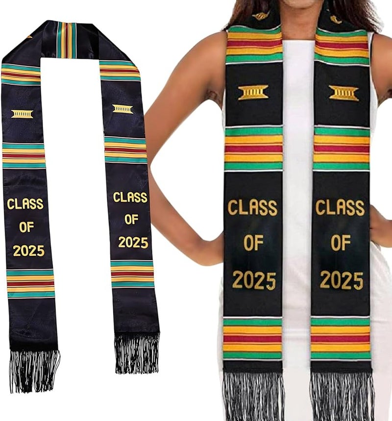 Class Of 2025 Graduation Sash Elegant Embroidered Unisex Belt For Achievements - Image 3