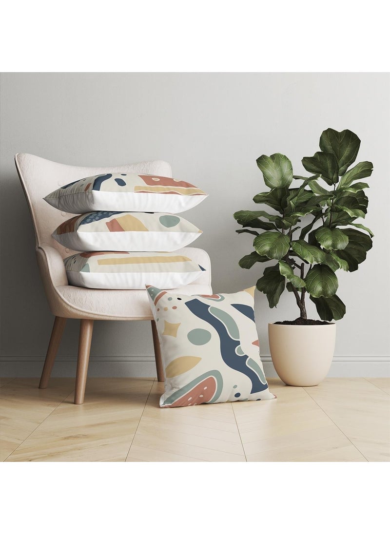 Evdeki Çarşı Evik Abstract 4-Piece Throw Pillow Case DS92  - Image 5