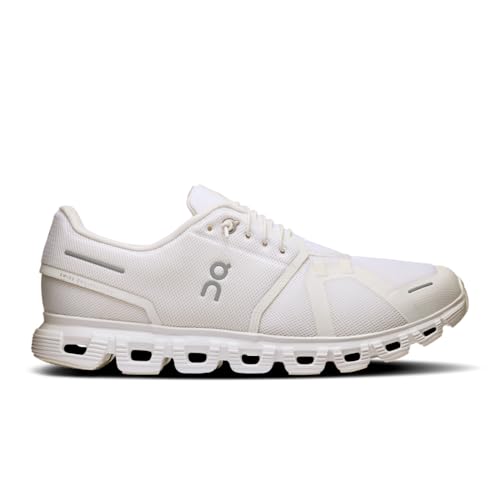 On Men's Cloud 6 Sneaker, White/White, 8 - Image 1