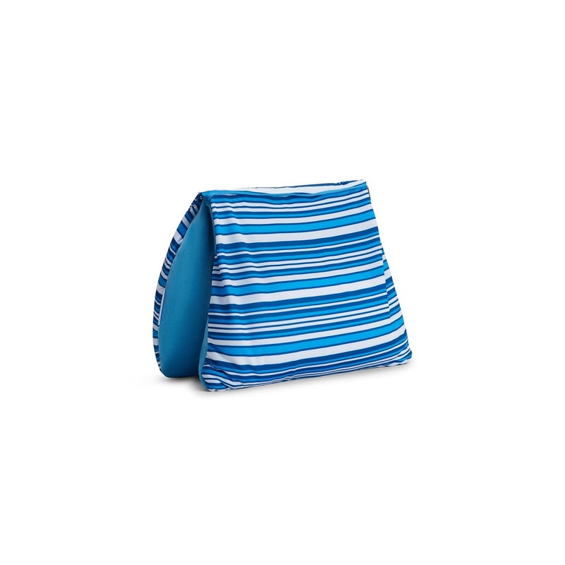 AMERICAN TOURISTER American Tourister 2Way Magic Pillow Experience Ultimate Comfort on The Go Portable Convertible Pillow for Men Women Light Blue Stripes  - Image 5