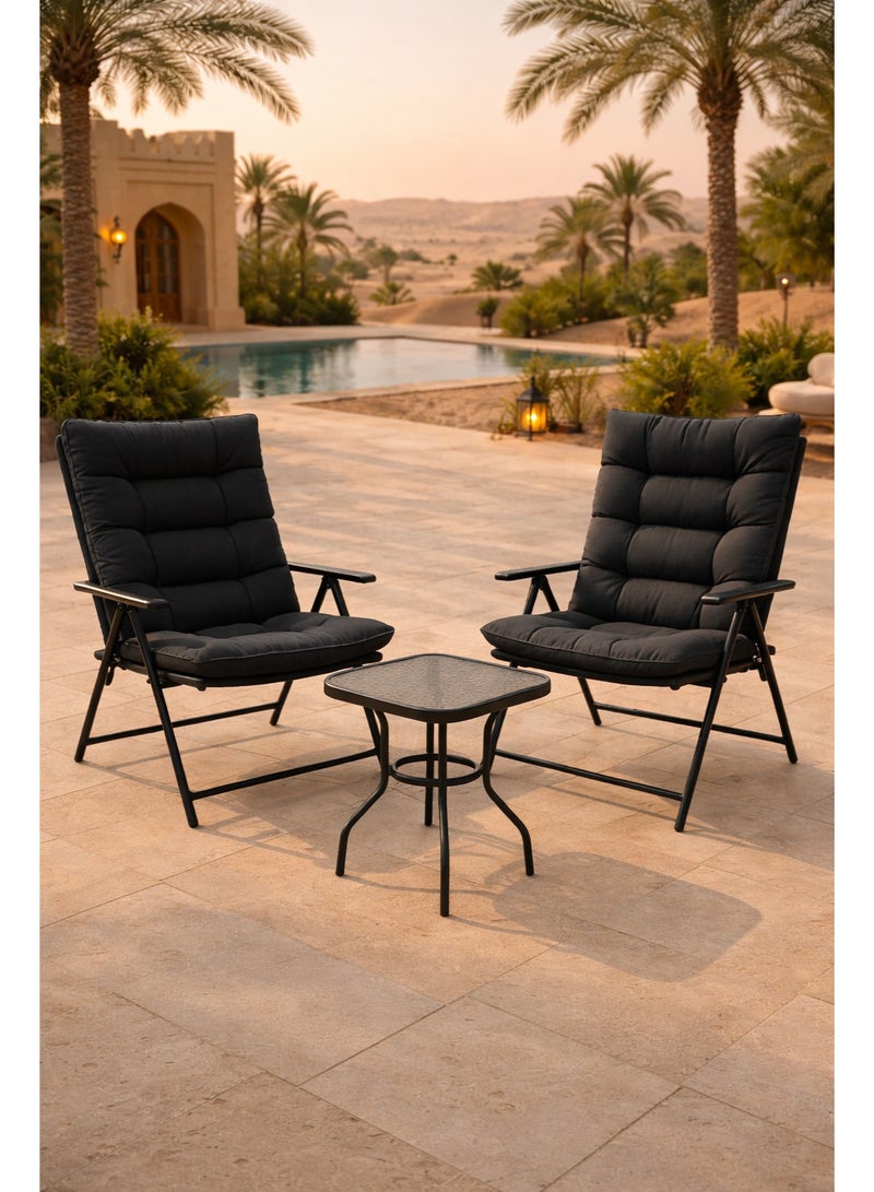 Hayate Serenity Recliner Set with Table (3-Piece) - Image 4