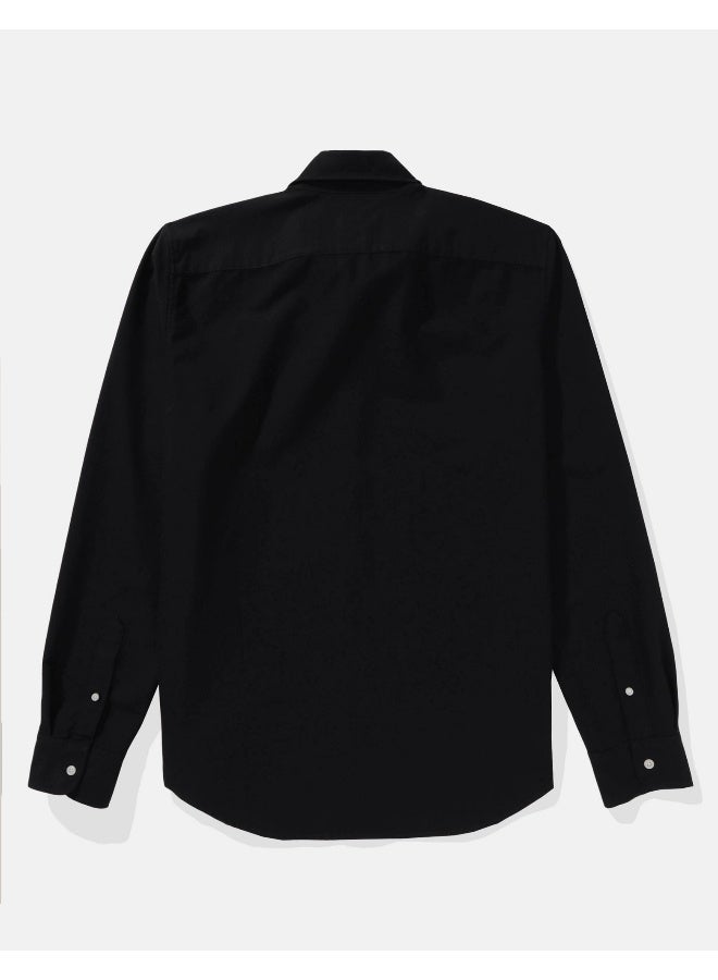 American Eagle AE Slim Fit Everyday Oxford Button-Up Shirt  - Image 3