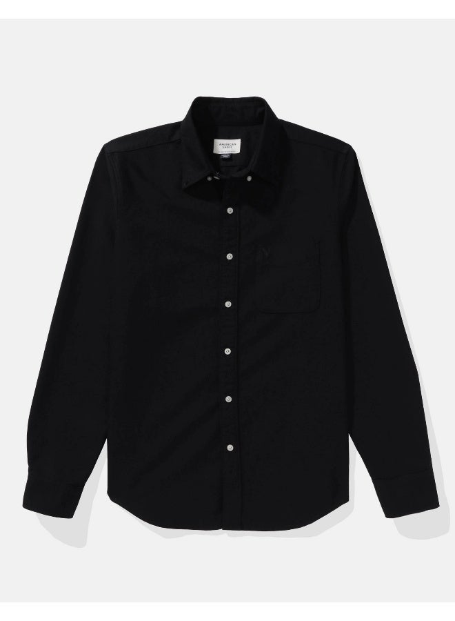 American Eagle AE Slim Fit Everyday Oxford Button-Up Shirt  - Image 4