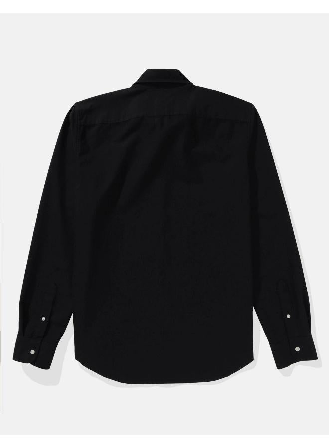 امريكان ايجل قميص أكسفورد بأزرار بقصة ضيقة للاستخدام اليومي - Image 2