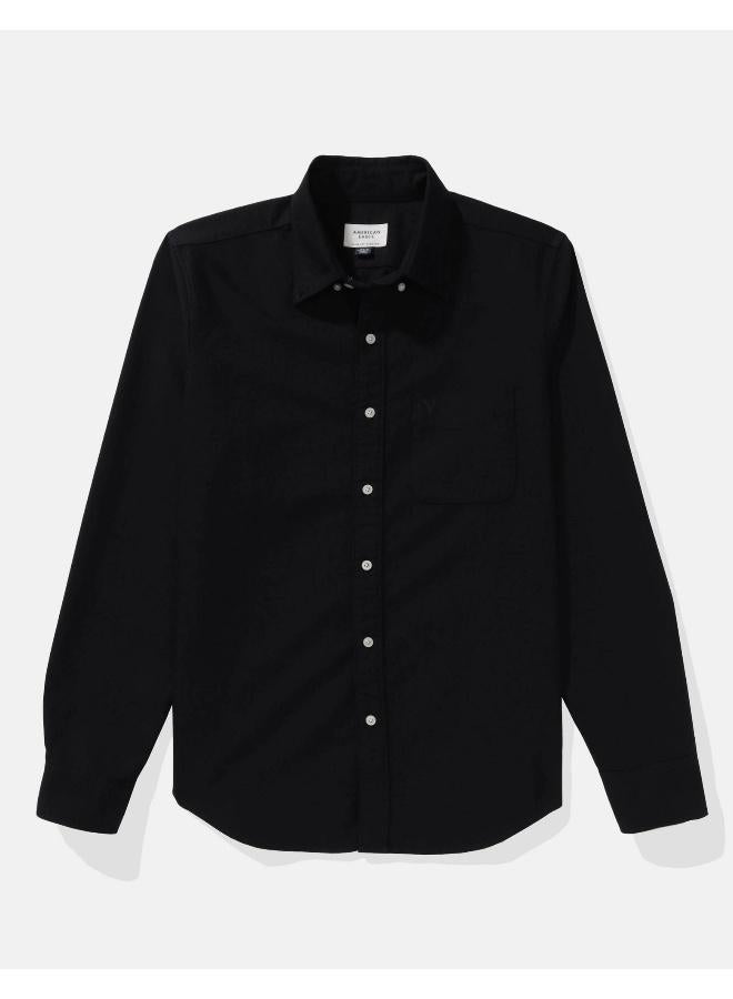امريكان ايجل قميص أكسفورد بأزرار بقصة ضيقة للاستخدام اليومي - Image 3