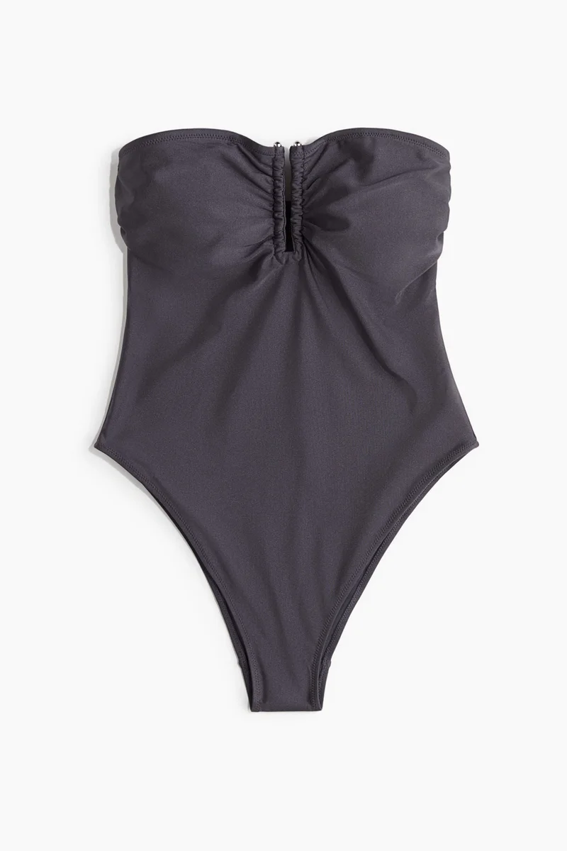 H&M Padded-Cup Bandeau Swimsuit