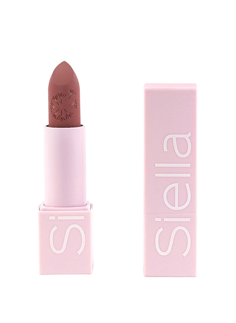 Siella Beauty Freesia Flower Power Matte Lipstick Upto 10hr Long Lasting Lipstick Made In Italy  - Image 1