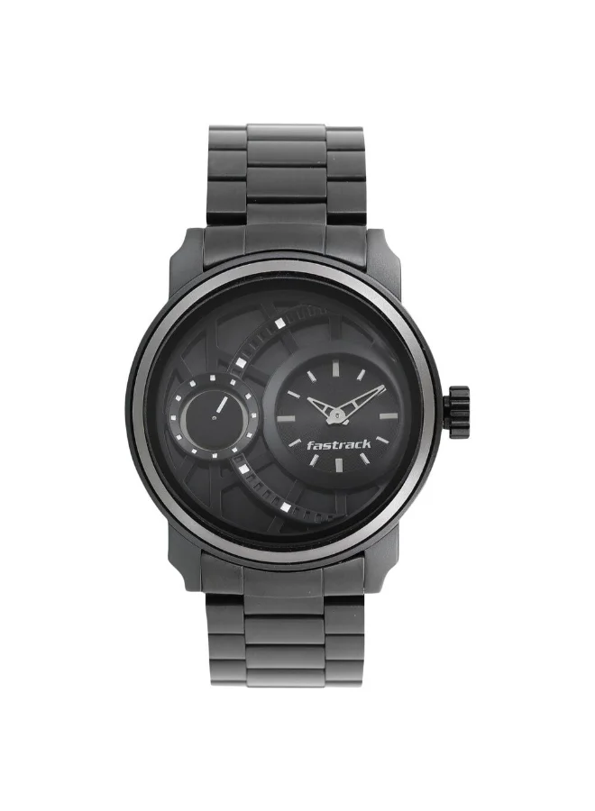 fastrack Men's Metal Analog Watch 3147KM01 - 46 mm
