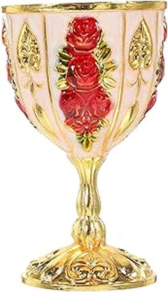 Vintage Metal Wine Glass 1pcs Anti Break Iron Cup for Home Bar Party - Image 1