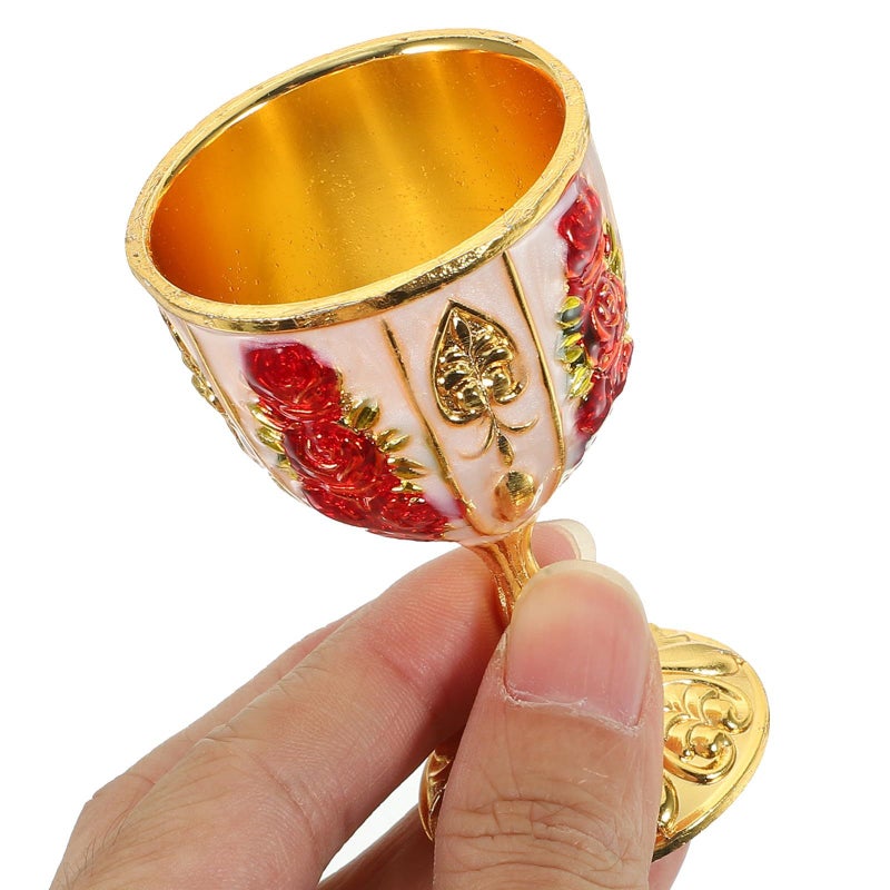Vintage Metal Wine Glass 1pcs Anti Break Iron Cup for Home Bar Party - Image 5