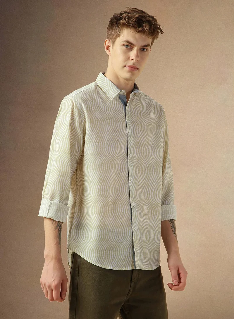 Dennis Lingo Beige Shirt For Men For Men