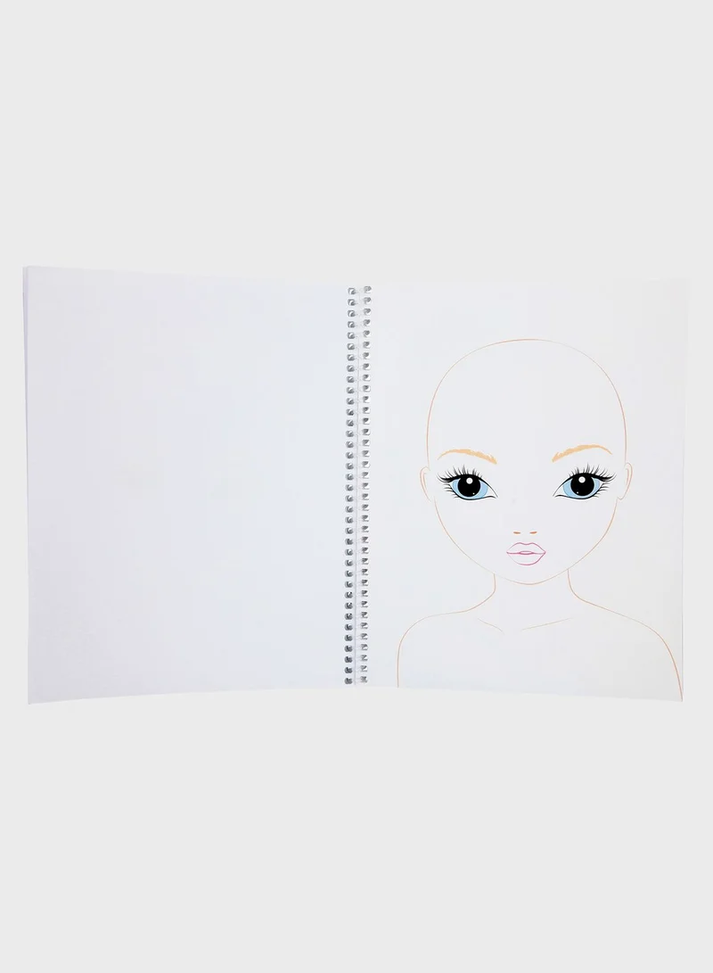 Top Model Make-Up Colouring Book