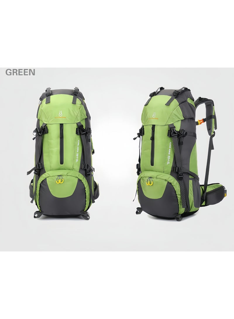 FLAMEHORSE Outdoor Mountaineering Bag Shoulder Men And Women 60L Large Capacity Travel Backpack Nylon Water-Proof Travel Bag - Image 2