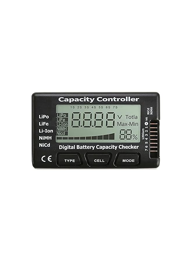 PROMASS promass RC CellMeter-7 Digital Battery Capacity Checker Controller Tester for LiPo/Life/Li-ion/NiMH/Nicd  - Image 2
