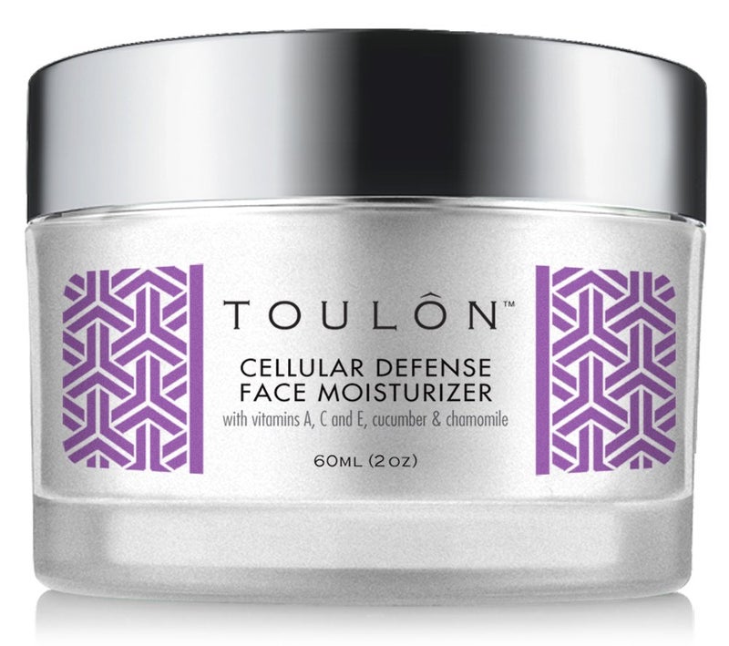 TOULON Antioxidant Moisturizer for Face with Vitamin ACECucumber and Chamomile Reduces Wrinkles and Fights Free Radical Damage 2 oz