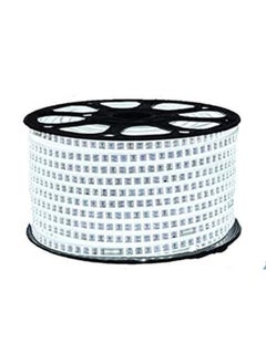 شريط إضاءة LED مزدوج مقاوم للماء 220 فولت، 14 وات، 12 متر، أبيض