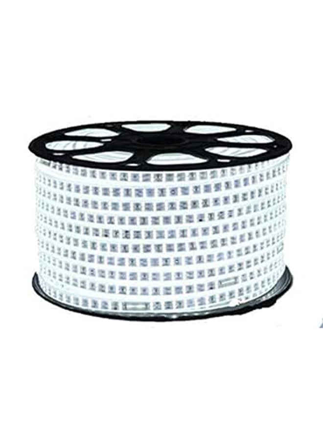 ماركة غير محددة - شريط إضاءة LED مزدوج مقاوم للماء 220 فولت، 14 وات، 12 متر، أبيض - Image 1