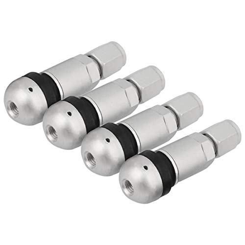 TOMALL غطاء صمامات الإطارات من TOMALL مقاوم للانفجار من الألمنيوم الفضي - Image 4