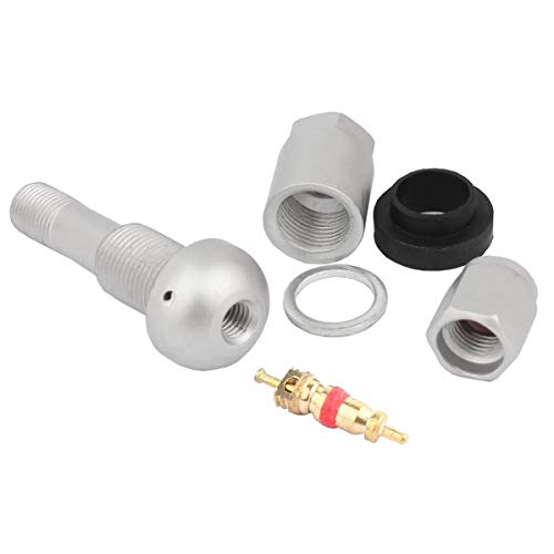 TOMALL غطاء صمامات الإطارات من TOMALL مقاوم للانفجار من الألمنيوم الفضي - Image 5