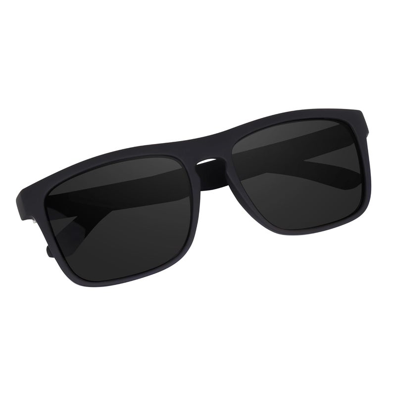 Dervin UV Protected Retro Square Light Weight Matt Finish Polarized Sunglasses for Men and Women (Medium) - Image 4