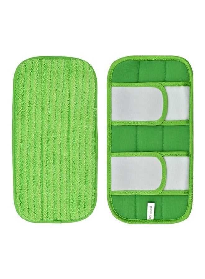 عبوة من قطعتين من رؤوس الممسحة البديلة، مناسبة لممسحة سويفر سويبر المسطحة مقاس 12.5 بوصة، عبوات من الألياف الدقيقة، رأس ممسحة بديل سهل التنظيف - Image 1