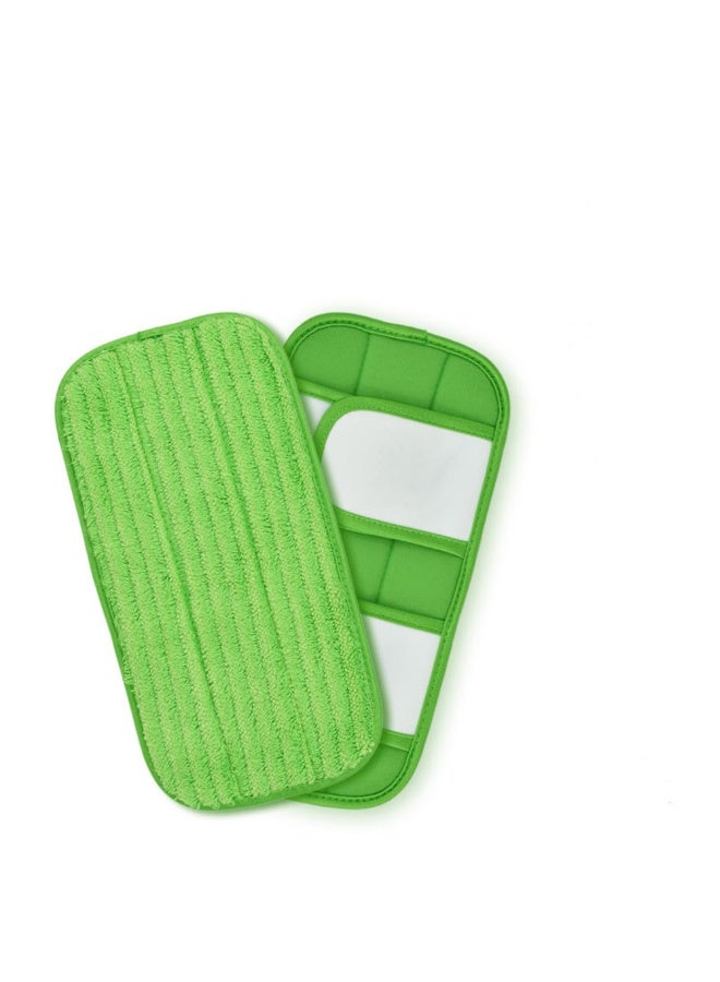 عبوة من قطعتين من رؤوس الممسحة البديلة، مناسبة لممسحة سويفر سويبر المسطحة مقاس 12.5 بوصة، عبوات من الألياف الدقيقة، رأس ممسحة بديل سهل التنظيف - Image 2