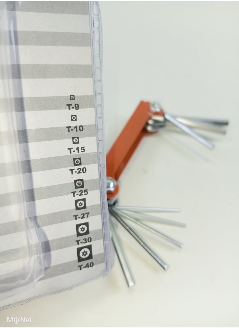 QTOOLS - Hex Key Set 6 Different Keys Allen Key Set - Image 1