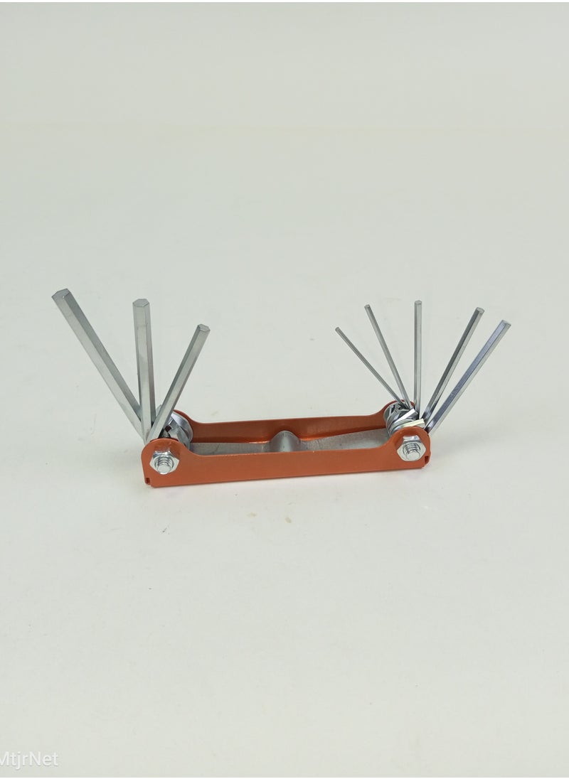 QTOOLS - Hex Key Set 6 Different Keys Allen Key Set - Image 1