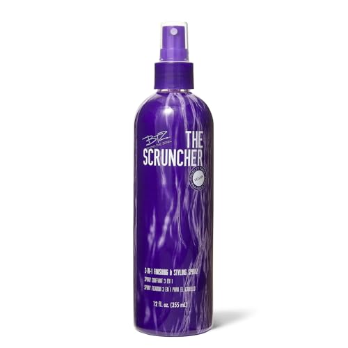 Beyond the Zone The Scruncher 3in1 Spray Defines curls and waves Natural Organic Extracts 12 Oz