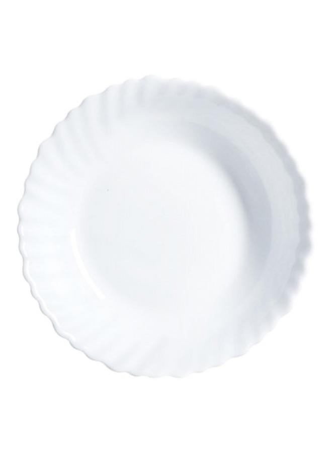 Luminarc Feston Dishwasher Safe Multipurpose Round Glass Bowl White 18cm P4428 - Image 3