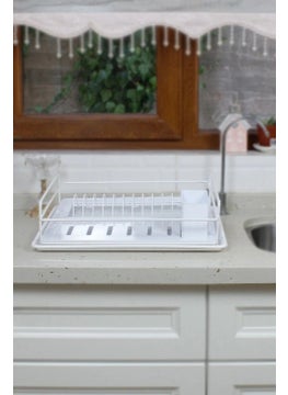 MAİN SHOP Modern Tray Dish Rack Plate Rack Stainless Metal Dish Basket Countertop Drying Rack  - Image 3