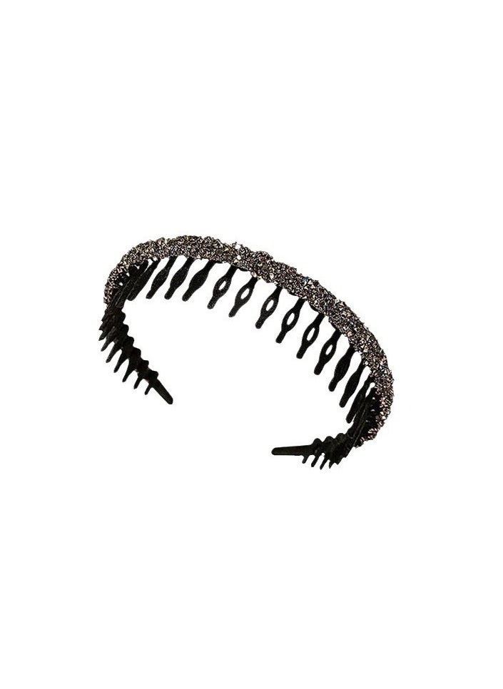 Goolsky 1 Pcs New Fashion Sparkling Rhinestone Headband, Women Girls Elegant Hair Band Hair Hoop Hair Accessories  - Image 2