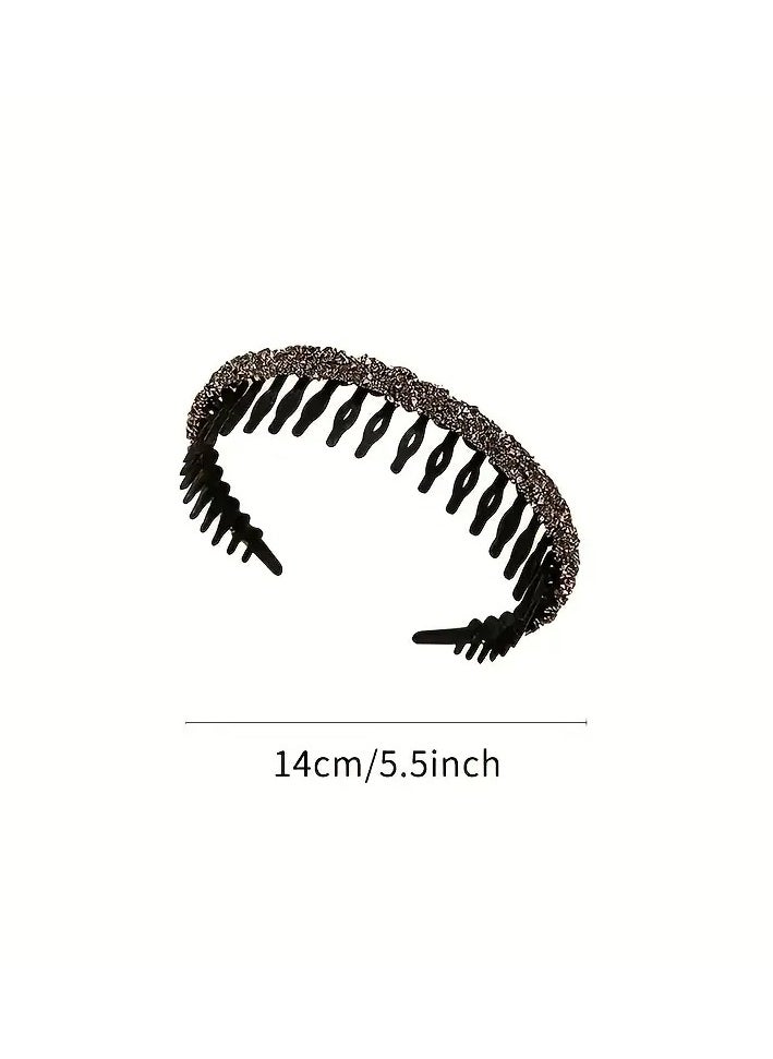 Goolsky 1 Pcs New Fashion Sparkling Rhinestone Headband, Women Girls Elegant Hair Band Hair Hoop Hair Accessories  - Image 4