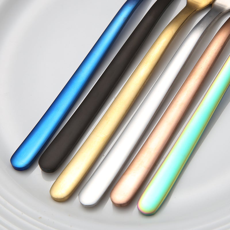 general 304 Stainless Steel Butter Knife Korean Style Long Handle Jam Spreader - Image 5