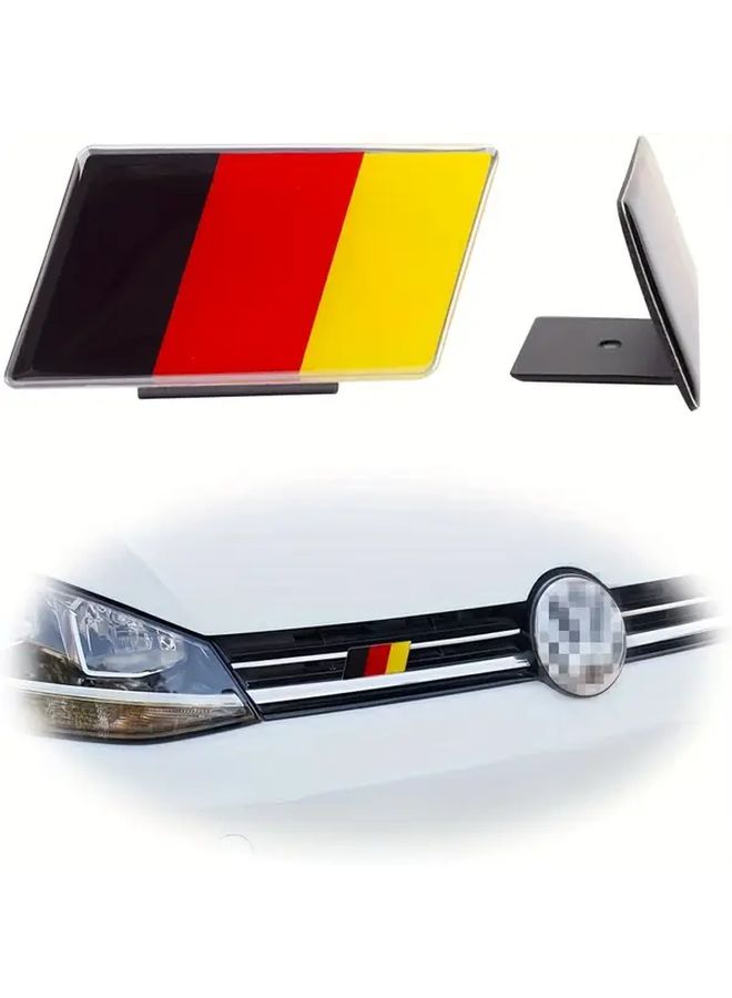 3D German Flag Car Emblem Sticker Decal for All Vehicle Models Body Bumper - Image 1