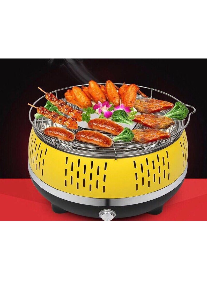 DubaiGallery Home Portable Charcoal Grill with Stainless Steel Folding BBQ for Outdoor Cooking Camping Hiking Picnics - Image 1