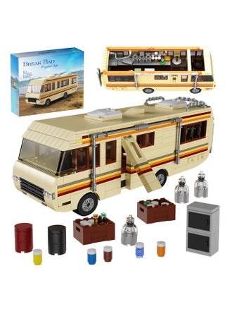 Breaking Bad Rv Car Building Set Car Model Building Blocks Toys For Adult Breaking Bad The Krystal Ship Creative Camper Van Building Block Merchandise For Fans And Kids Ages 612(691 Pcs) - pzsku/ZFAA9F1C709E25F213F61Z/45/_/1710319288/c4a88da8-e01f-4402-a8a9-d39340b0c5db