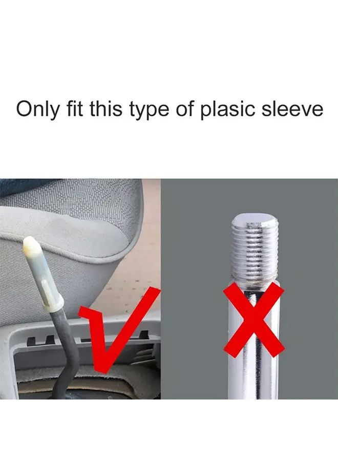 مقبض ناقل الحركة العالمي الفضي مع المحول - Image 3