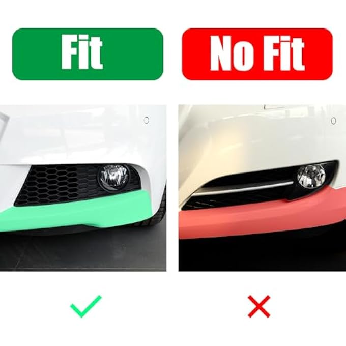 FINMOKAL Real Carbon Fiber Front Bumper Lip Splitter Spoiler Compatible with BMW 3 Series E90 M Sport 325i 330i 335i LCI Sedan 4-Door 2009-2012 - Image 5