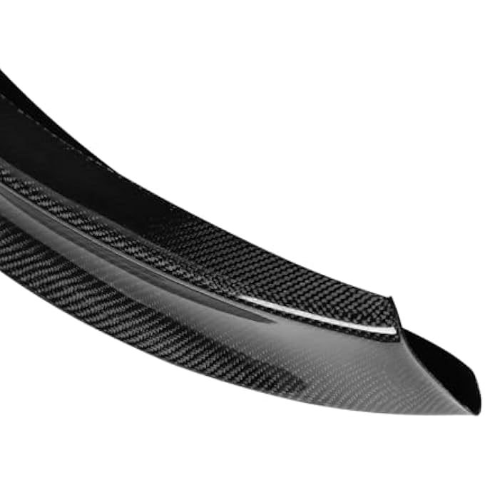 FINMOKAL Real Carbon Fiber Front Bumper Lip Splitter Spoiler Compatible with BMW 3 Series E90 M Sport 325i 330i 335i LCI Sedan 4-Door 2009-2012 - Image 3